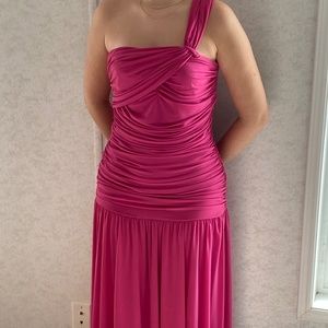Vintage 1979 Kira Pink Cocktail Dress Size Large